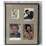 Multiple framed autographs, Bob Denver