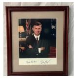 Dan Quayle signed, framed photo