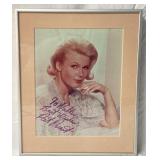 Pat Priest autographed framed photo