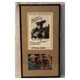 Clayton Moore, the Lone Ranger autographed