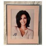 Courtney Cox autographed framed picture