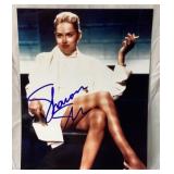 Sharon Stone autographed 8 x 10 photo