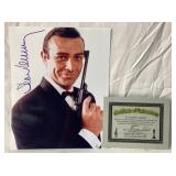 Sean Connery 007 autographed 8 x 10 with CERT