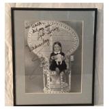 Lisa Loring, Wednesday, Addams autograph picture