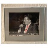 Jerry Lee Lewis autograph framed picture