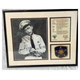 Don Knotts autographed display