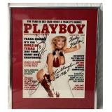 Julie McCullough signed Playboy cover