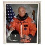 John Glenn astronaut autographed 8 x 10 photo