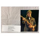 Paul McCartney autographed 8 x 10 with certificate