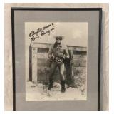 Clayton Moore, the Lone Ranger autographed pic