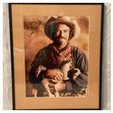 Tom Selleck autographed framed picture