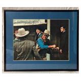 Andrew Prine autographed framed photo