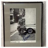 Bernard Fox autographed framed photo