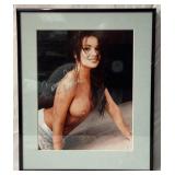 Carmen Electra autographed frame photo