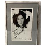 Julie Caitlain Brown autographed framed photo