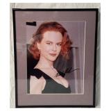 Nicole Kidman autographed framed picture