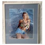 Britney Spears autographed framed photo