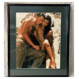 France Nuyen autographed framed picture