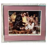 Celeste Yarnall with Elvis autographed photo