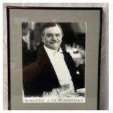 Bernard Fox autographed framed photo