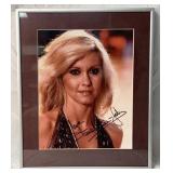 Olivia Newton-John autographed framed photo