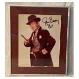 Gene Barry bat Masterson autographed picture