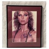 Cheryl Tiegs framed autograph picture
