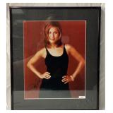 Jennifer Aniston autographed framed photo