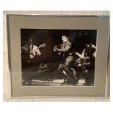 DJ Fontana Scotty Moore with Elvis autographed