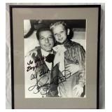 Lonnie Burr autographed framed photo