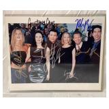 Friends cast autographs 8 x 10 with certificate