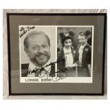 Lonnie Burr Mouseketeer autographed photo