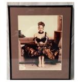 Sharon Stone autographed framed photo