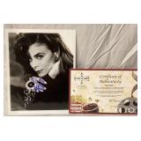 Paula Abdul autographed 8 x 10 with certificate