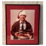 Chevy Chase autographed framed picture