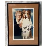 June Lockhart Lassie autographed photo