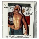 The iron Sheik WWF wrestler autograph