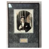 Rudy VALLEE autographed check with photo