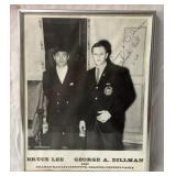 George a Dillman with Bruce Lee autographed