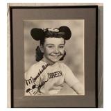 Mouseketeer Doreen autographed frame picture