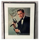 Robert Vaughan man from uncle autographed pic