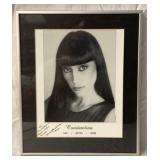 Constantina autographed framed photo