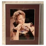 Jodie Foster framed autographed picture