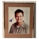 Matthew Perry autographed framed picture