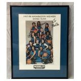 1997 Washington wizards dance team autograph