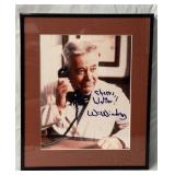 William windom autographed framed photo