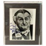 Al Lewis, the Munsters autographed frame picture