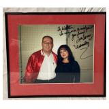 Lisa Loring photo with Walter Boyd autographed