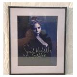 Sarah Michelle Gellar autographed framed picture