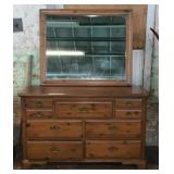 Unique furniture 9 drawer dresser with mirror
